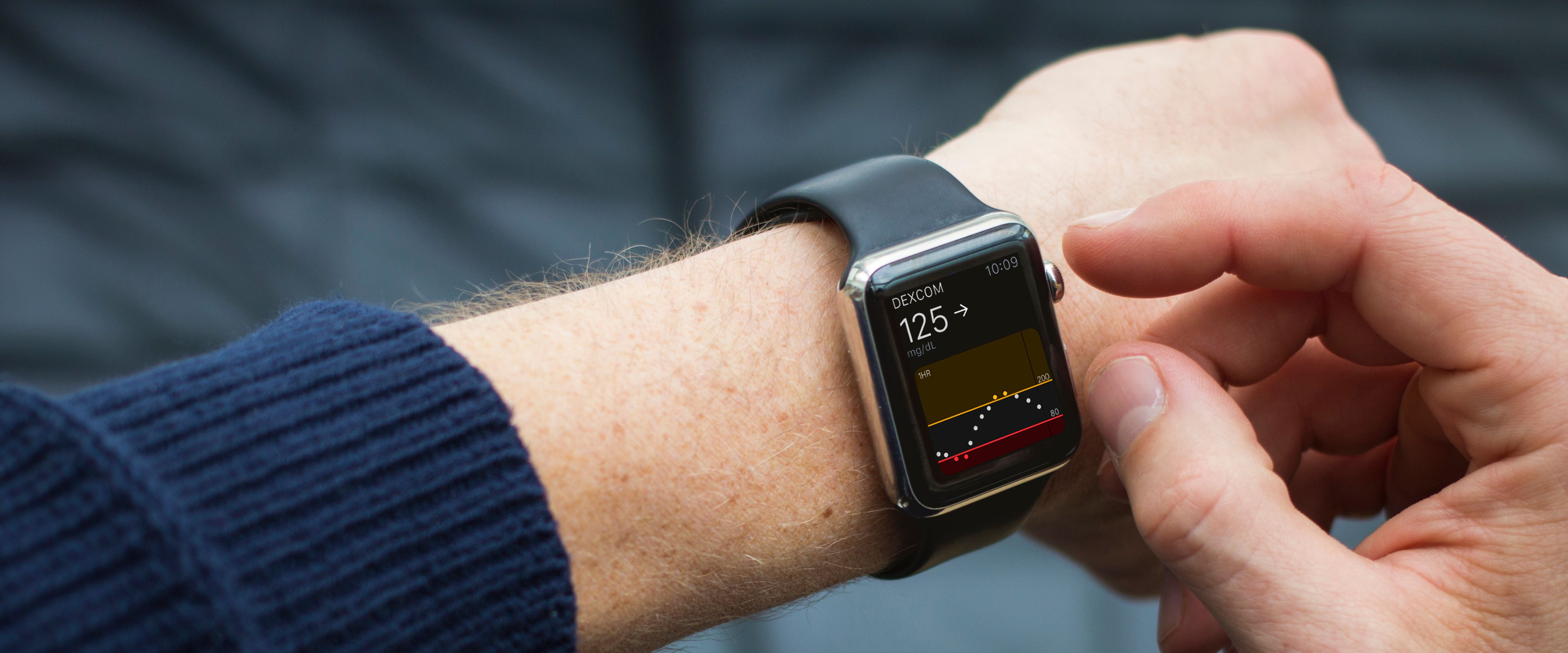 Dexcom Apple Watch Cgm Glucose Reading Screen