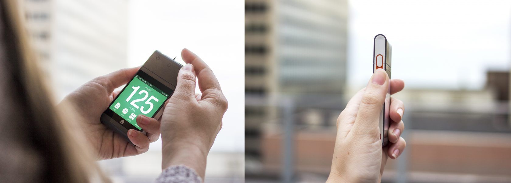 Dibkit Hands Using Glucose Meter And Lancing Device