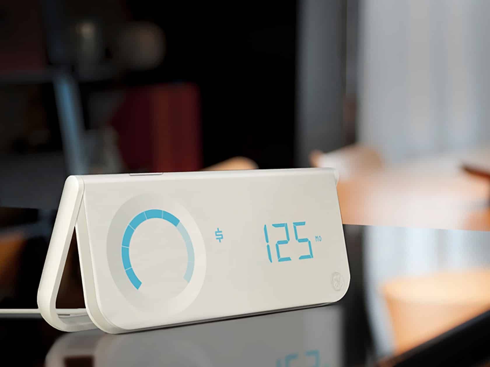 Ge Home Energy Tabletop Energy Display Showing Usage Cost