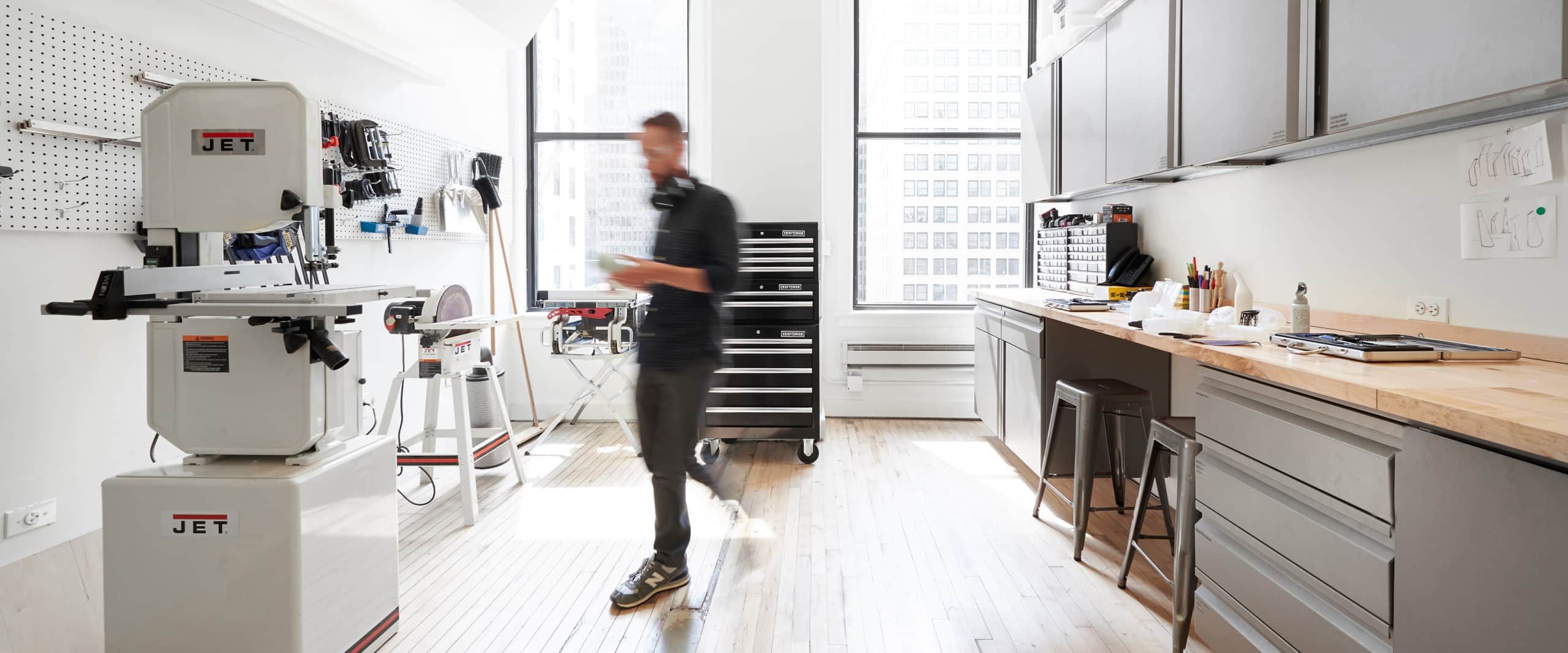 Ia Workspace Prototyping Shop With Tools And Workbench