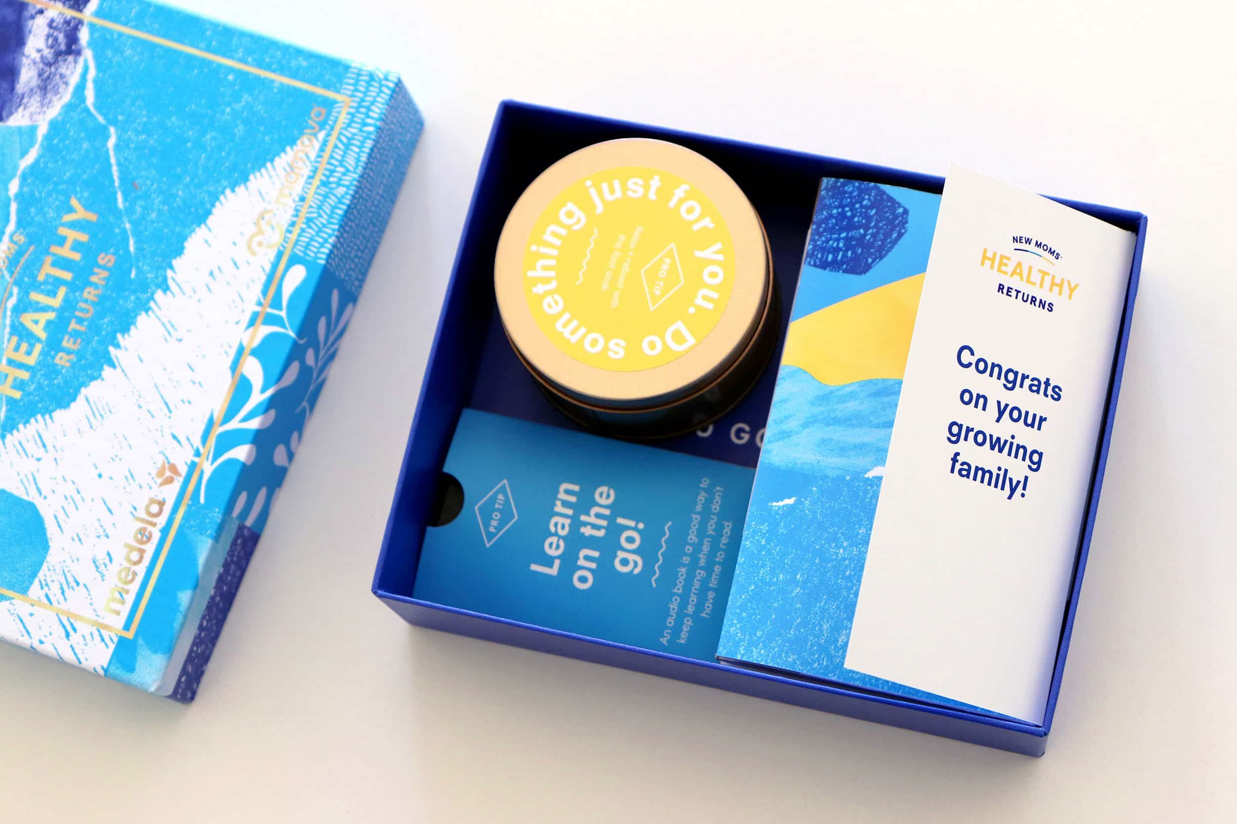 Medela Healthy Returns Welcome Box And Insert Cards