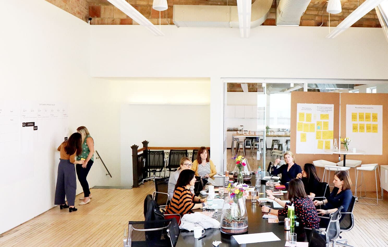 Medela Team Workshop Session In IA Collaborative Meeting Room