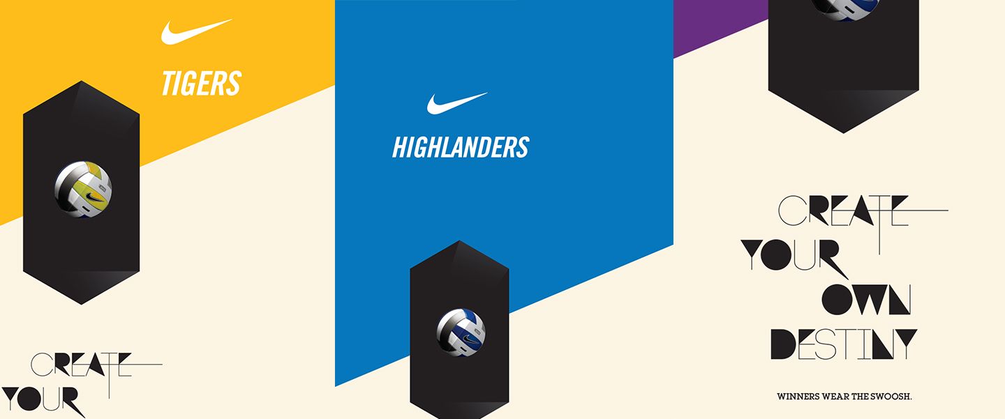 Nike Team Create Your Own Destiny Banner Graphic