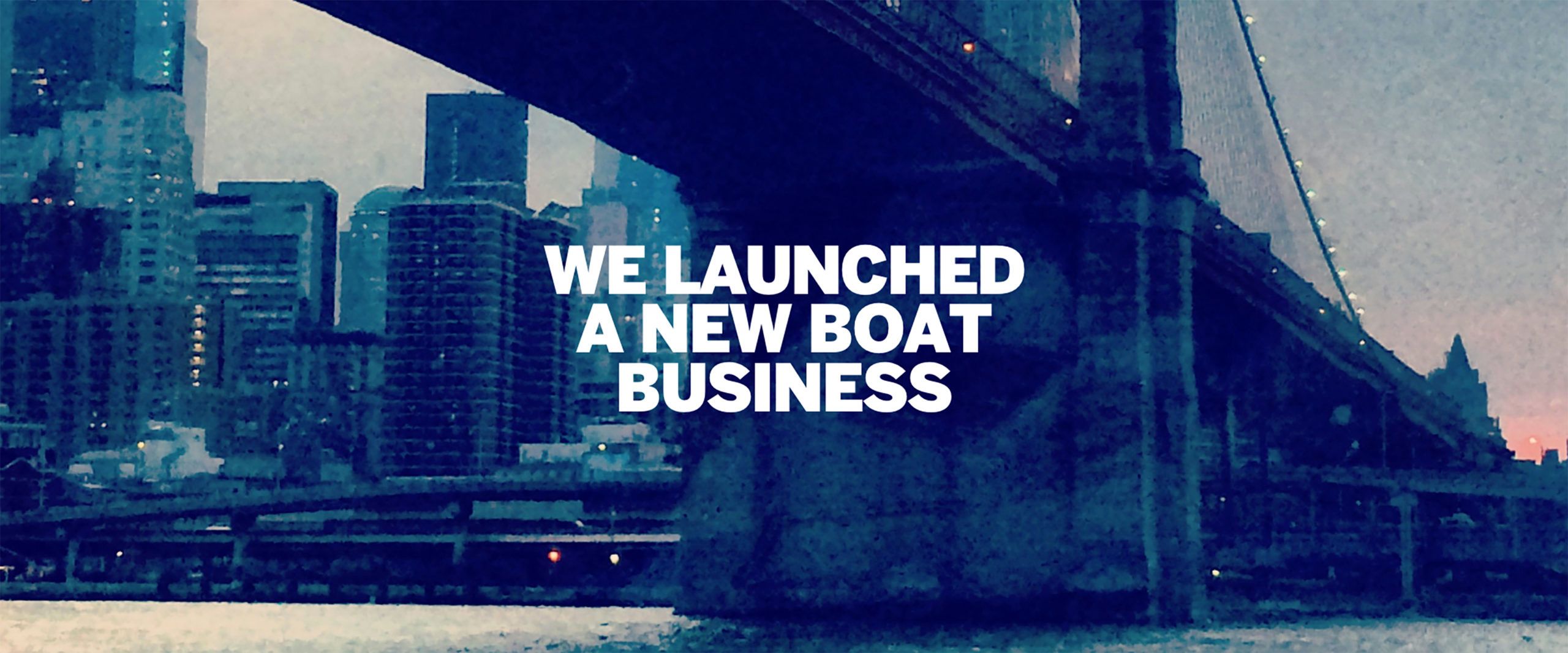 Pritzker Group We Launched New Boat Business Banner