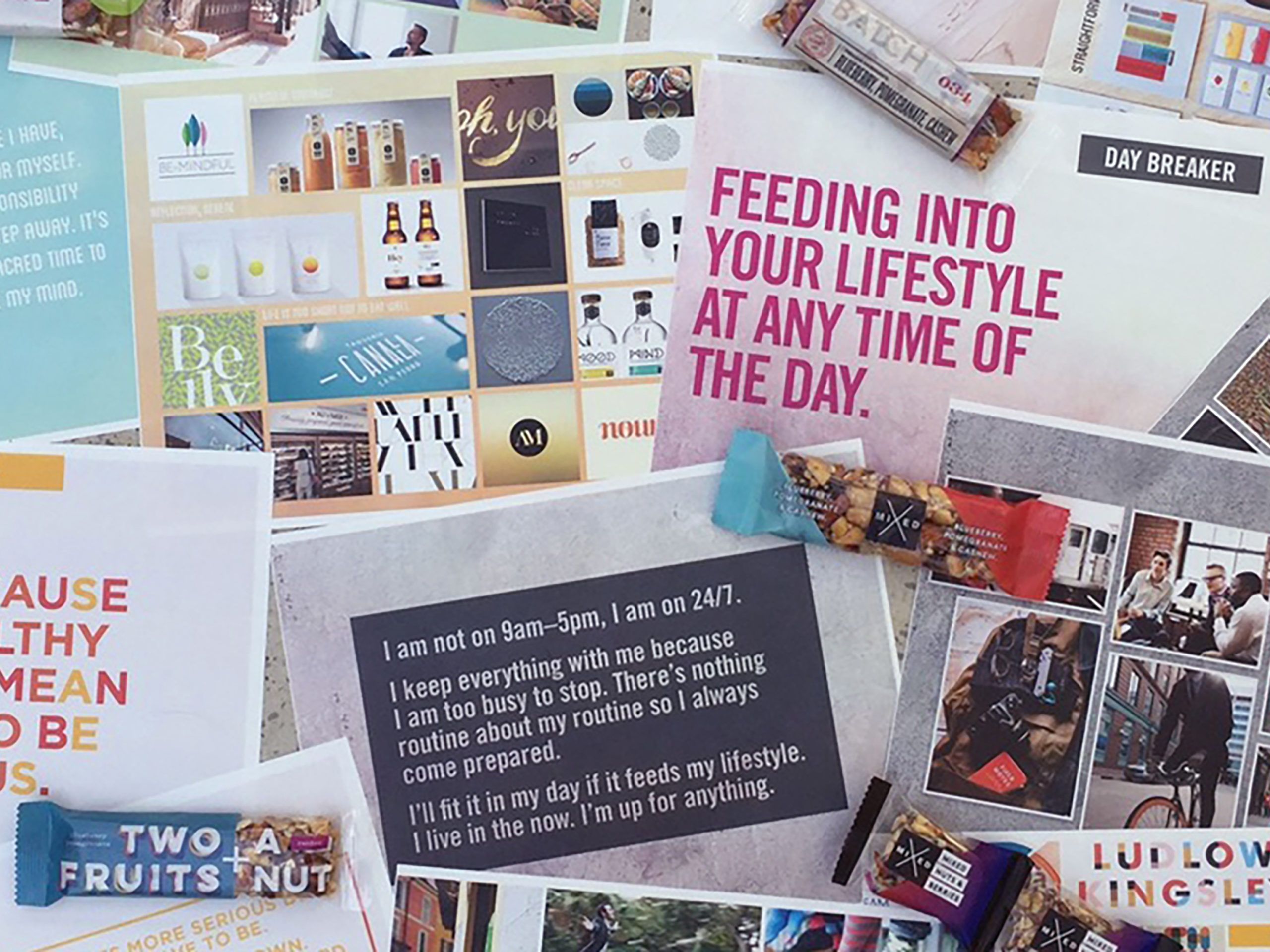 Quaker Init Day Breaker Lifestyle Moodboard Collage