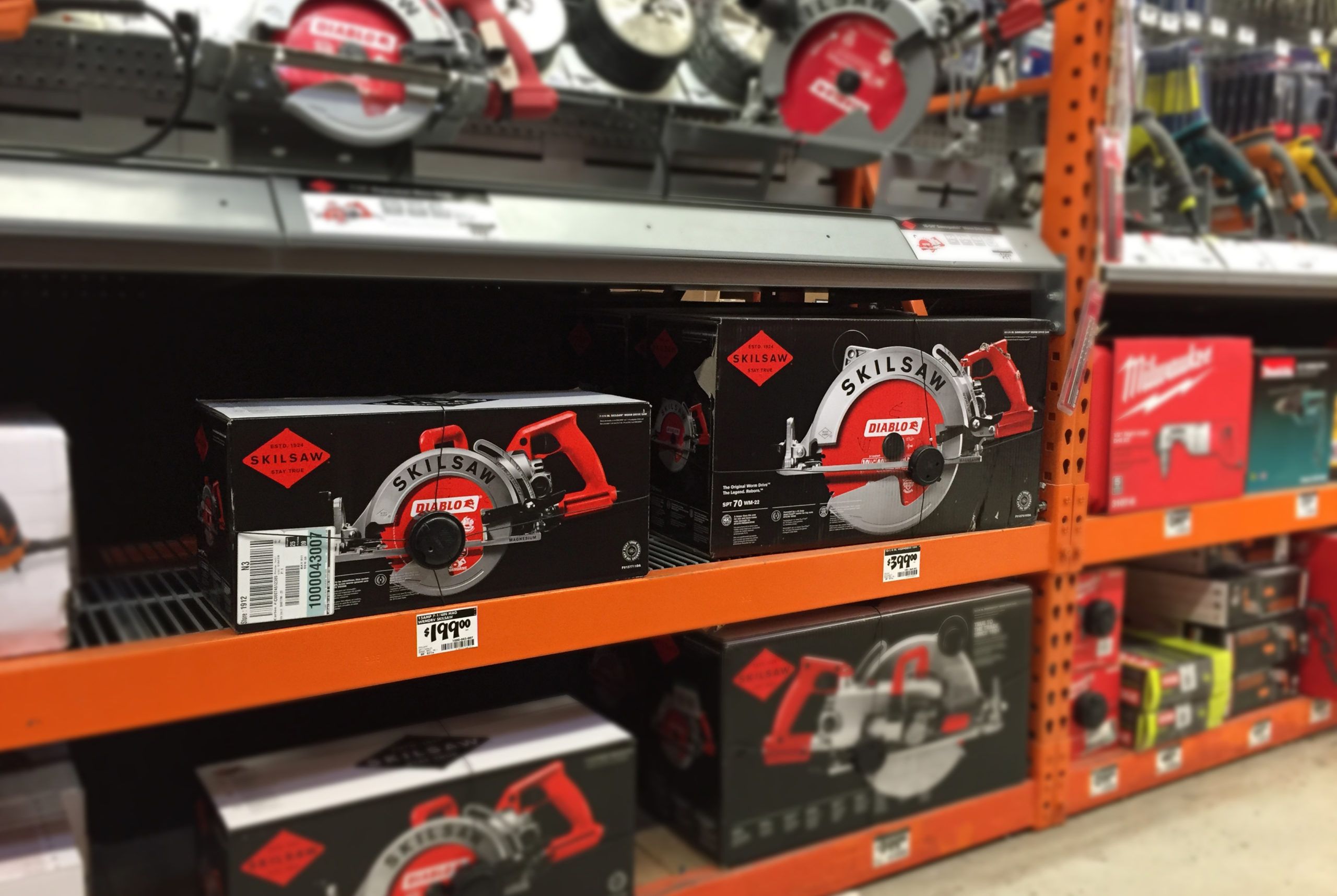 Skilsaw Retail Shelf Product Packaging