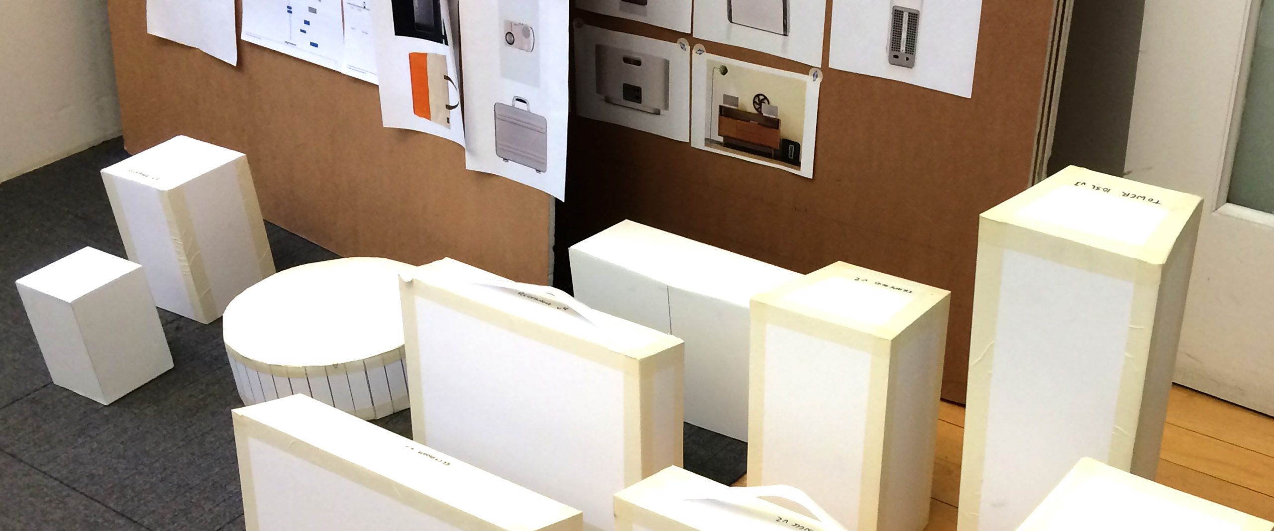 Sonos White Foam Speaker Models In Studio