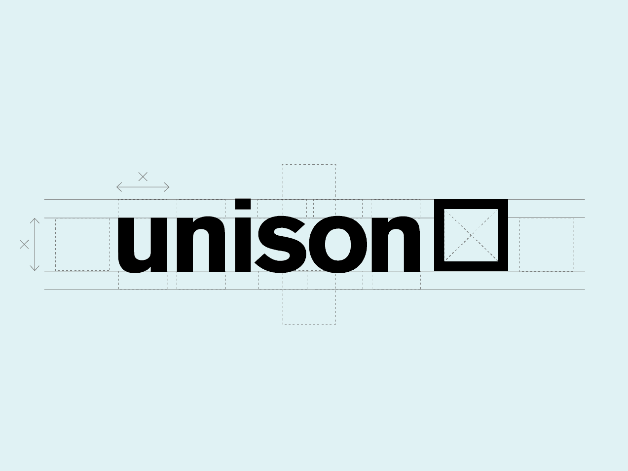 Unison Logo Construction Grid