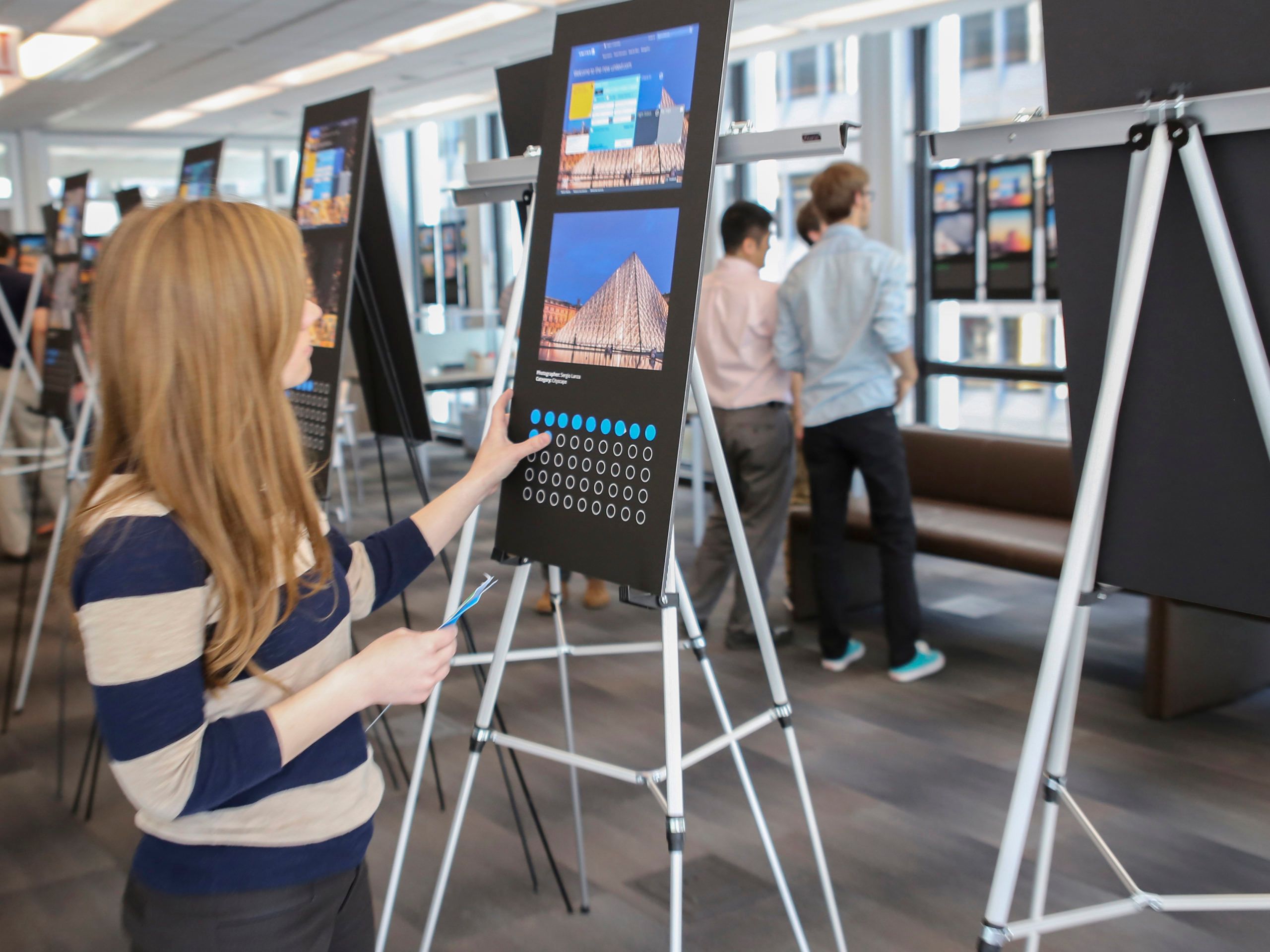 United Airlines In Person Usability Testing Display Boards